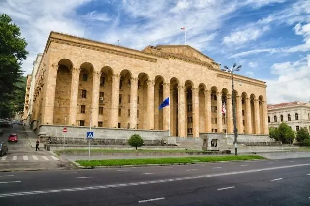 Parliament on Rustaveli Studio Tbilisi Georgia